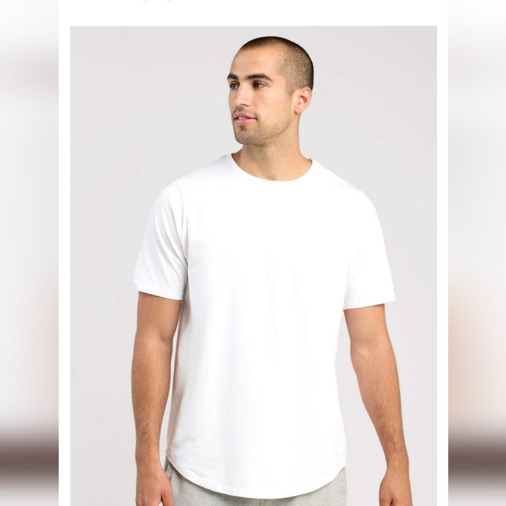 nuuds Men's Crisp White Short Sleeve Tee